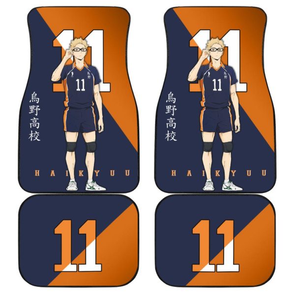 Karasuno High Daichi Car Floor Mats Custom Anime Haikyuu Car Accessories
