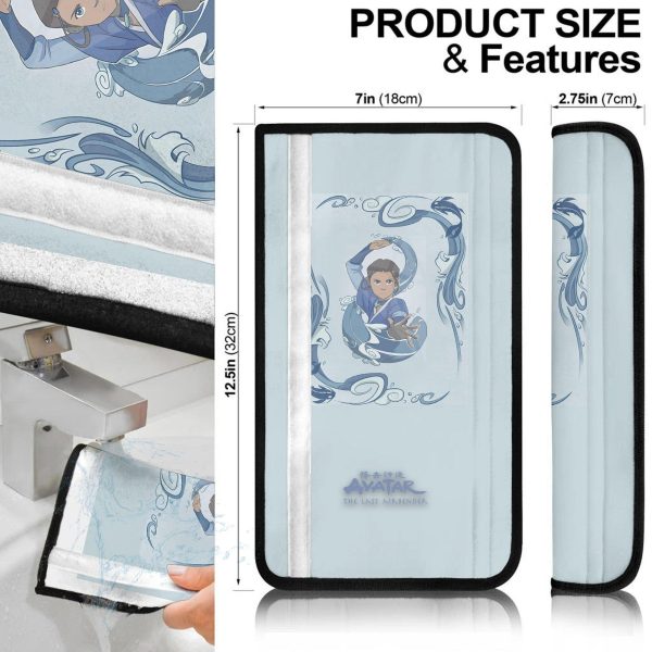 katara avatar the last airbender anime car seat belt covers ovvxk