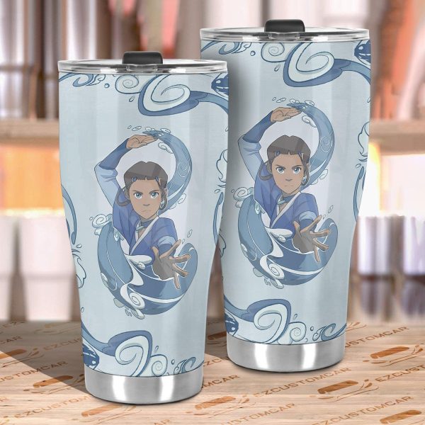 katara avatar the last airbender anime custom tumbler cup car accessories ucd2m
