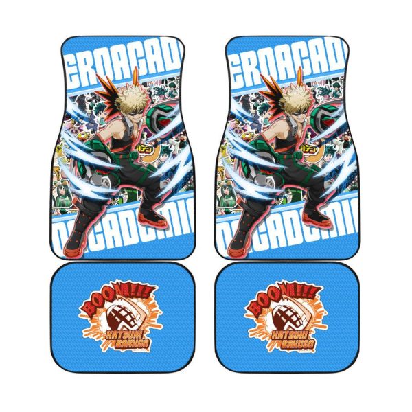 Bakugo Manga Car Floor Mats Anime My Hero Academia Fan Gift