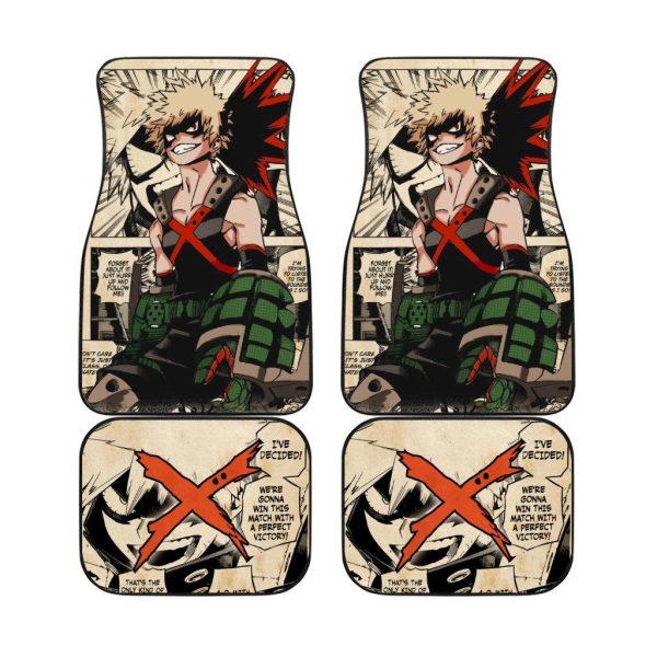 Katsuki Bakugo Mix Manga Car Floor Mats Anime My Hero Academia Katsuki Bakugo Mix Manga Car Floor Mats Anime My Hero Academia