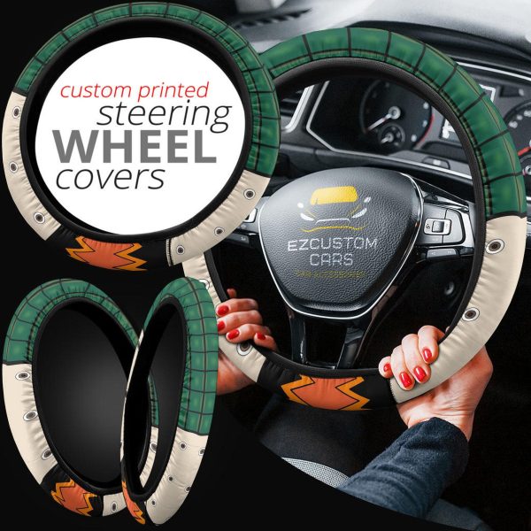 katsuki bakugou anime steering wheel cover custom kacchan my hero academia car anime accessories rnwgt