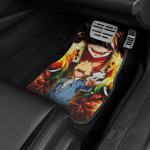 katsuki bakugou car floor mats custom kacchan my hero academia anime car accessories u4gho