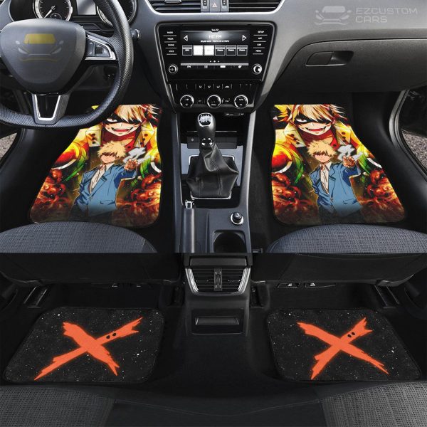 katsuki bakugou car floor mats custom kacchan my hero academia anime car accessories wewn6