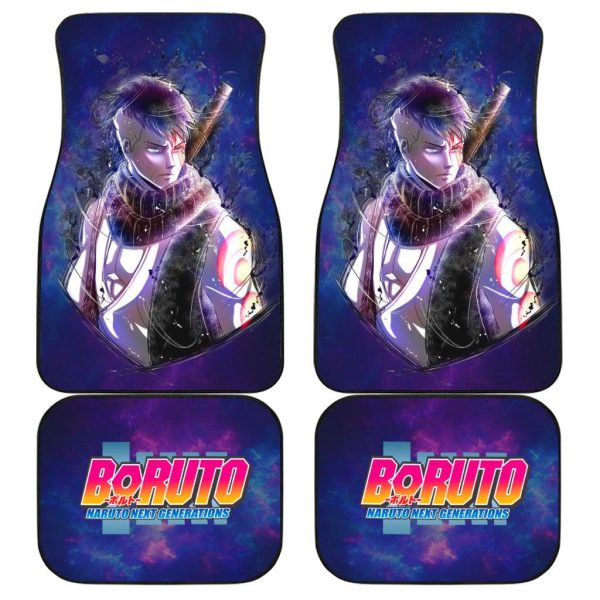 Kawaki Car Floor Mats Custom Boruto Art Anime Car Accessories