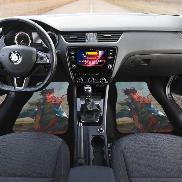 kawaki car floor mats custom boruto art anime car accessories puveb