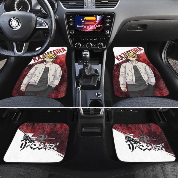 kazutora car floor mats custom tokyo revengers anime car accessories ambmz