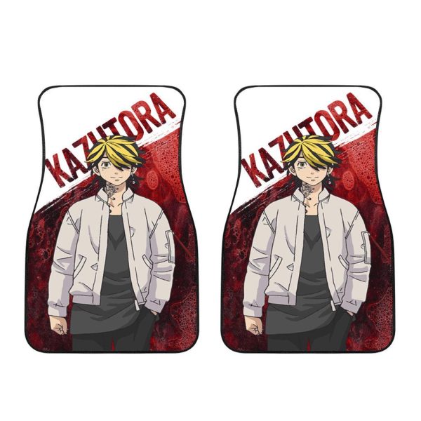 Kazutora Car Floor Mats Custom Tokyo Revengers Anime Car Accessories