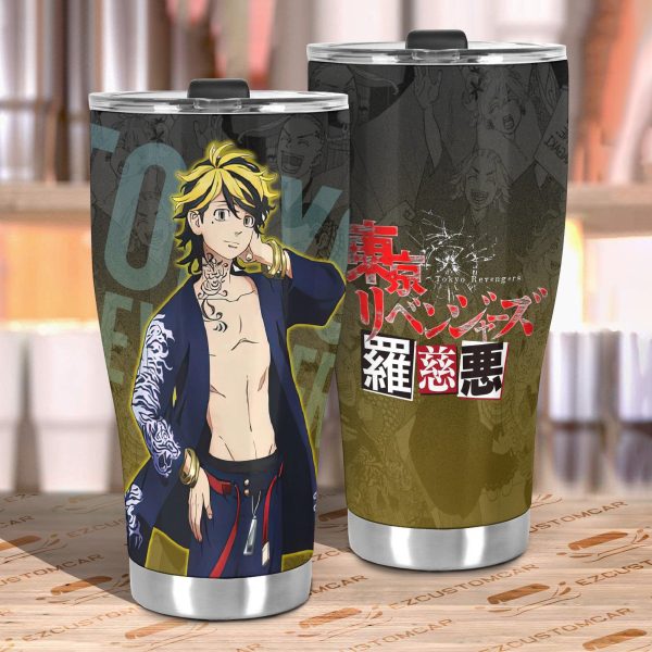 kazutora car tumbler cup custom anime tokyo revengers car accessories 8tfcg