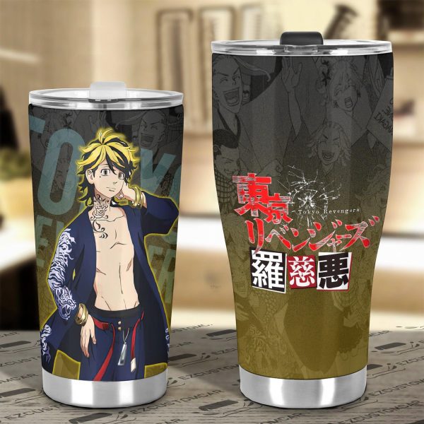 kazutora car tumbler cup custom anime tokyo revengers car accessories hurxk