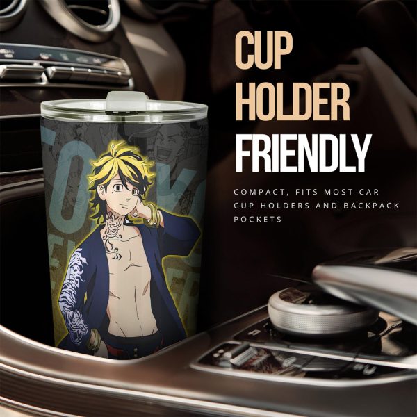 Kazutora Car Tumbler Cup Custom Anime Tokyo Revengers Car Accessories