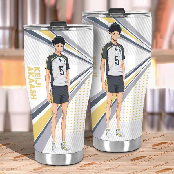 keiji akaash car tumbler cup custom haikyuu anime car accessories qrdta