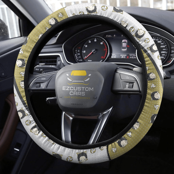 keiji akaashi anime steering wheel cover custom haikyuu anime car accessories 7f9zv