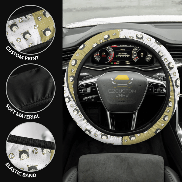 keiji akaashi anime steering wheel cover custom haikyuu anime car accessories ik0qy