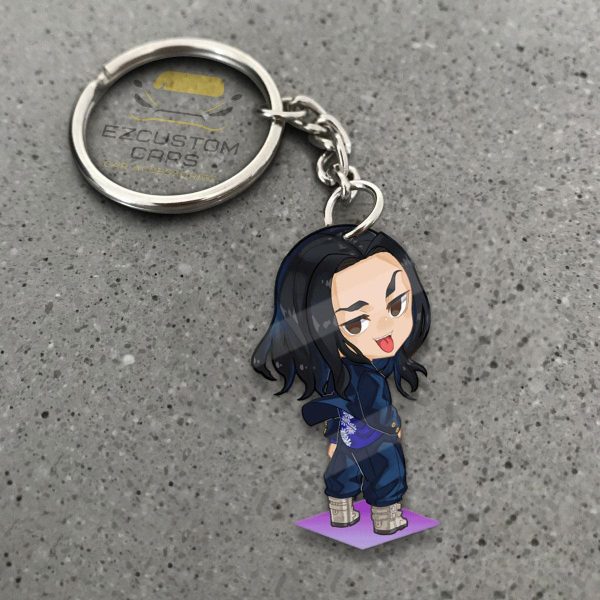 Keisuke Baji Keychains Custom Tokyo Revenger Anime Car Accessories