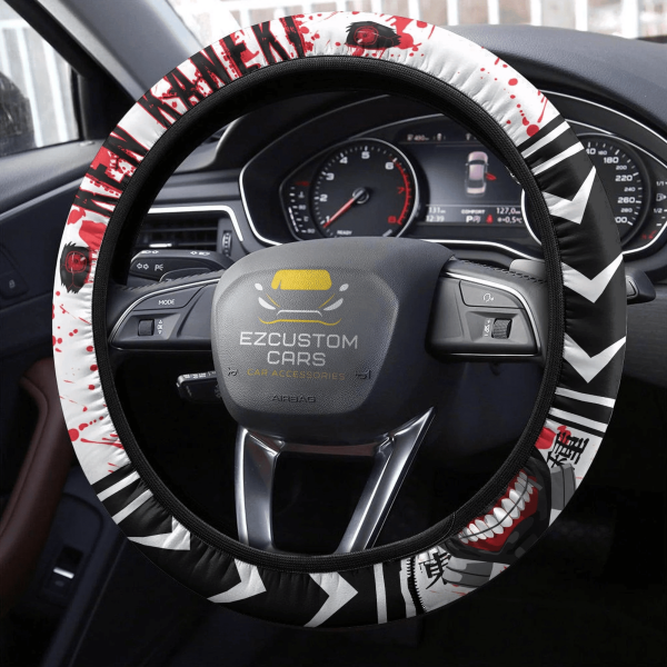 ken kaneki anime steering wheel cover custom tokyo ghoul anime car accessories 6ursd