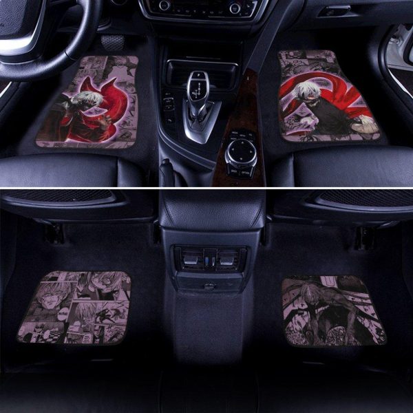 ken kaneki car floor mats custom tokyo ghoul anime series yhdjg