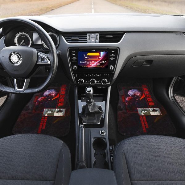 ken kaneki tokyo ghoul car floor mats car accessories 6shtc
