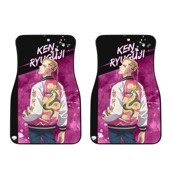 Ken Ryuguji Car Floor Mats Custom Tokyo Revengers Anime Car Accessories