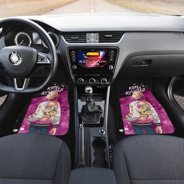 ken ryuguji car floor mats custom tokyo revengers anime car accessories gpod3