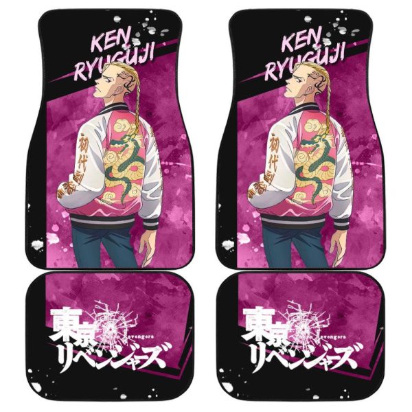 Ken Ryuguji Car Floor Mats Custom Tokyo Revengers Anime Car Accessories