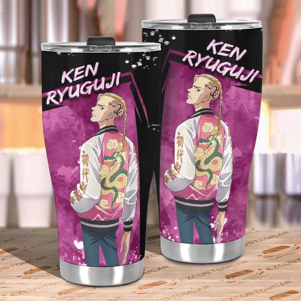 ken ryuguji car tumbler cup custom tokyo revenger anime car accessories udlux