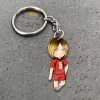 Kenma Kozume Nekoma High Keychains Custom Haikyuu Car Accessories
