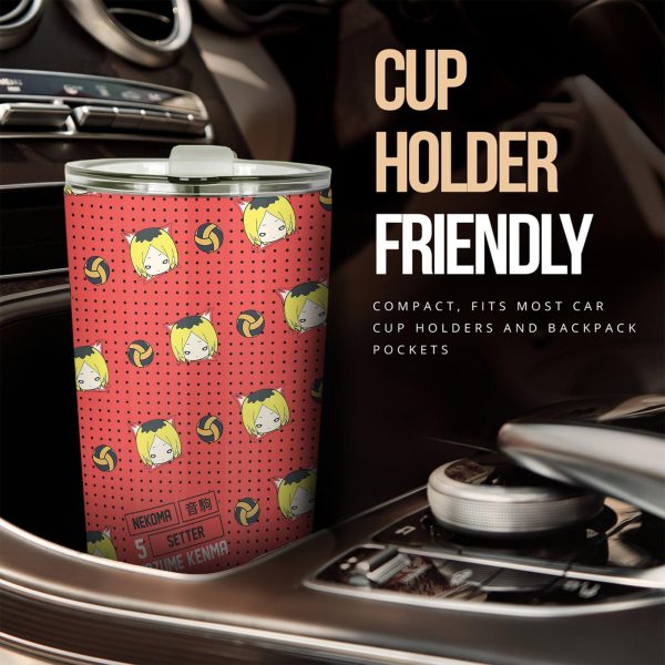 Kenma Kozume Stainless Steel Tumbler Custom Haikyuu Anime Car Accessories