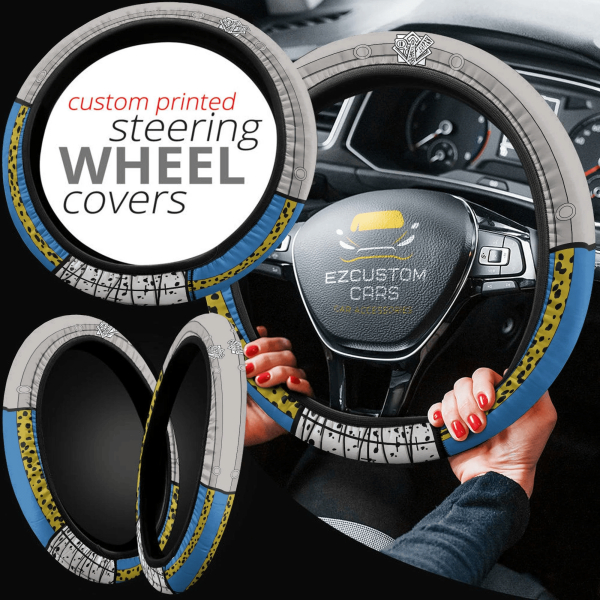 kento nanami anime steering wheel cover custom anime jujutsu kaisen car accessories 2qzxn