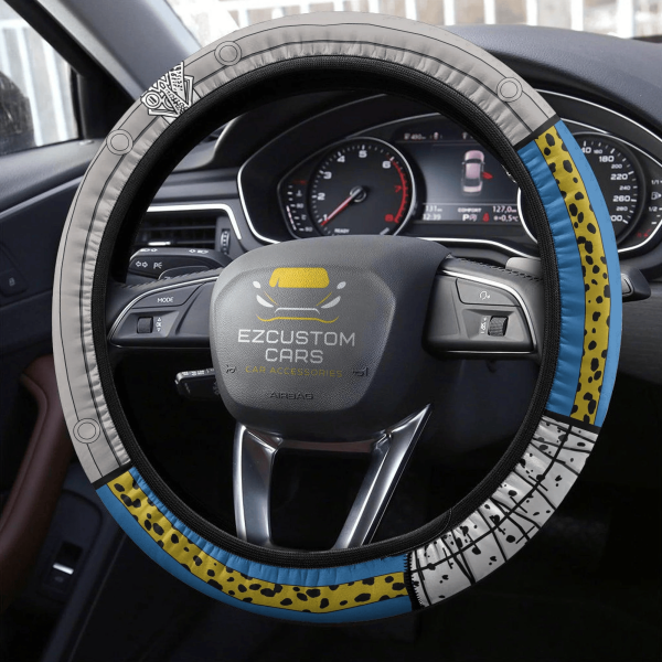 kento nanami anime steering wheel cover custom anime jujutsu kaisen car accessories ikncl