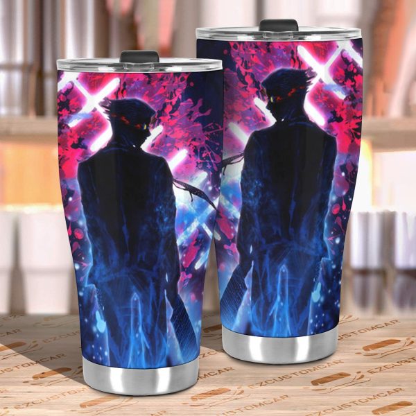 kento nanami car tumblers cup custom jujutsu kaisen anime car accessories wucxa