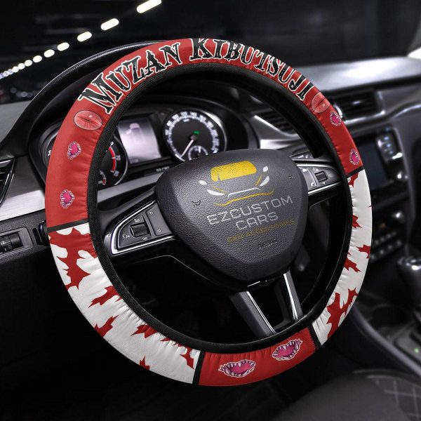 Muzan Kibutsuji Demon Slayers Car Accessorries Anime Steering Wheel Cover
