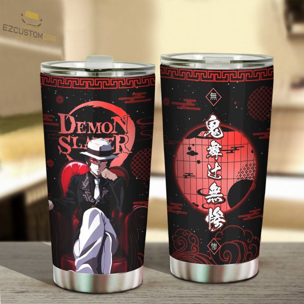 kibutsuji muzan travel mug ideal tumbler for your demon slayer collections vocvg