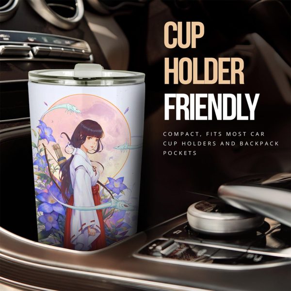 kikyo car accessories cutsom inuyasha art car tumbler cup kiorj