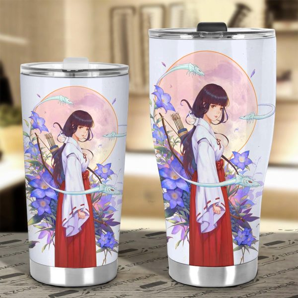 kikyo car accessories cutsom inuyasha art car tumbler cup n1lfj
