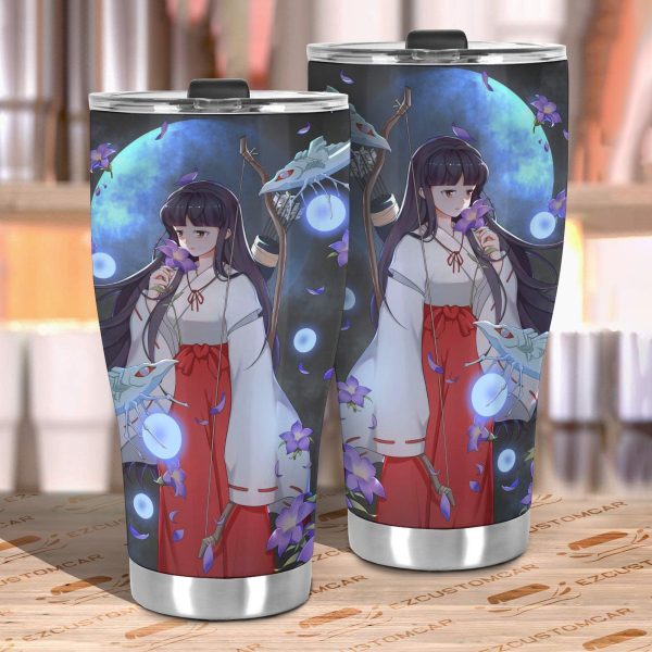 kikyo car accessories cutsom inuyasha car tumbler cup 6kbpu