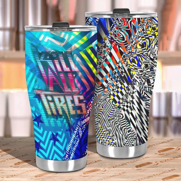 kill all tires custom stainless steel tumbler 7tprp