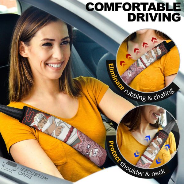 Killer Bee Naruto Anime Seat Belt Covers