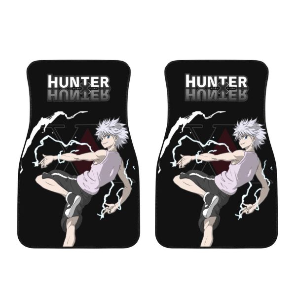 killua car floor mats hunter x hunter anime custom car accessories ni48o