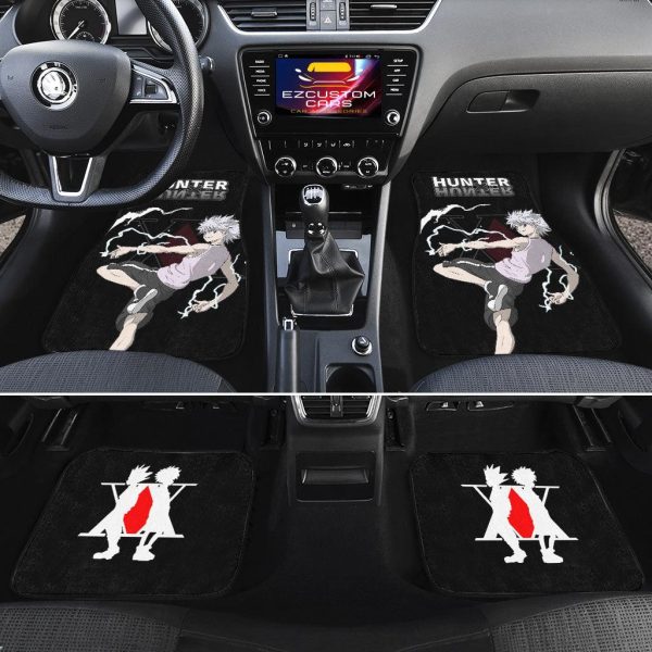 killua car floor mats hunter x hunter anime custom car accessories ovz6o