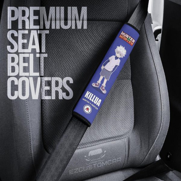 killua seat belt cover custom hunter x hunter gift car accessories mptfa