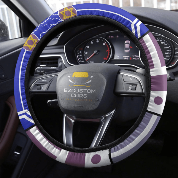 killua zoldyck anime steering wheel cover custom anime hunter x hunter car accessories pp2nx