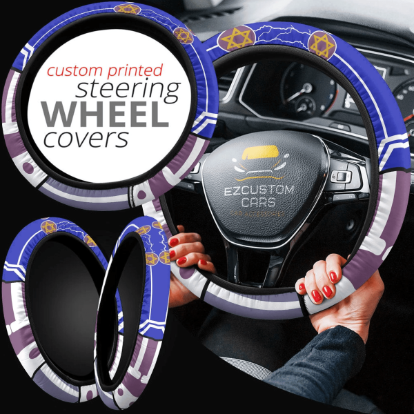 killua zoldyck anime steering wheel cover custom anime hunter x hunter car accessories tozlo