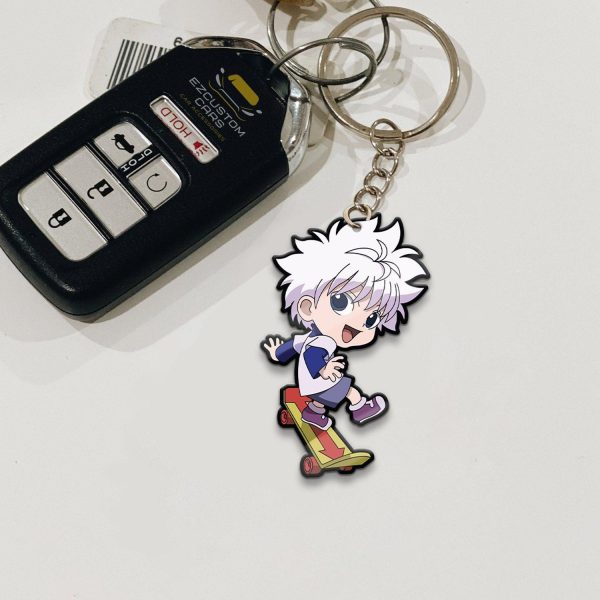 Killua Zoldyck Keychains Custom Hunter x Hunter Car Accessories