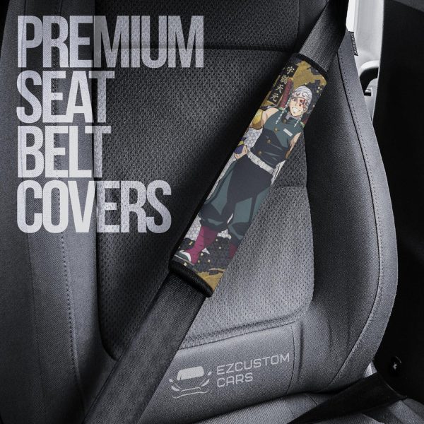 kimetsu no yaiba custom car seat belt covers e9cng