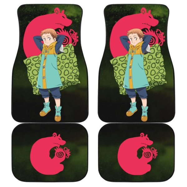 King Car Floor Mats Custom Seven Deadly Sins Anime Car Accessories
