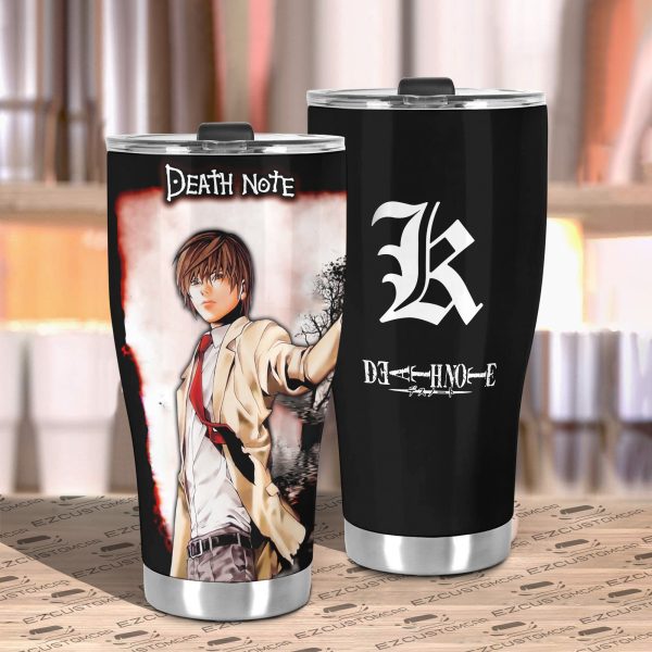 kira tumbler personalized death note custom travel tumblers ghk5s