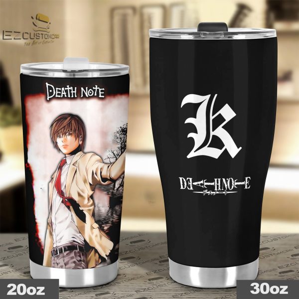 kira tumbler personalized death note custom travel tumblers qpf0a