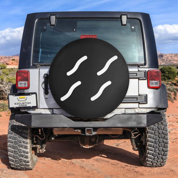 Kirigakure Hidden Mist Village Symbols Spare Tire Cover Custom Naruto Anime Car Accessories
