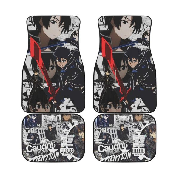 Kirito x Asuna Sword Art Online Anime Car Floor Mats